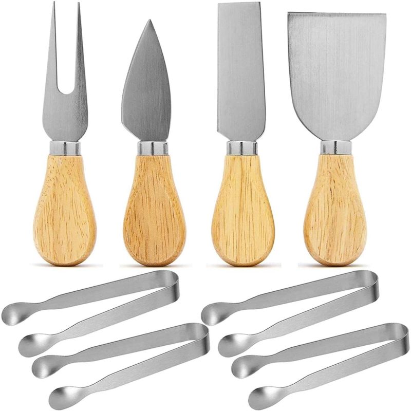 Cutlery & Knife Accessories |  Cheese Knives With Wood Handle Steel Stainless Cheese Slicer Cheese Cutter (Option A) Cutlery & Knife Accessories 2+1model 2