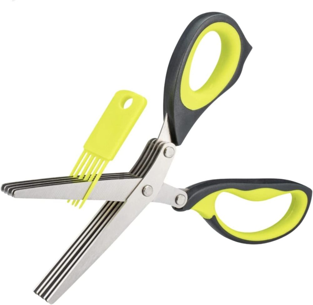 Cutlery & Knife Accessories |  Herb Scissors With 5 Blades – Herb Cutter,Chopper – Shredder Scissors Cutlery & Knife Accessories Cutlery & Knife Accessories