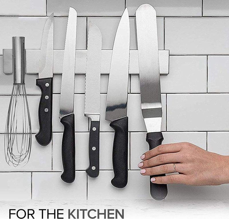 Cutlery & Knife Accessories |  Modern Innovations 10 Inch Stainless Steel Magnetic Knife Bar With Multipurpose Use As Knife Holder, Knife Rack, Knife Strip, Kitchen Utensil Holder, Tool Holder, Art Supply Organizer, Home Organizer Cutlery & Knife Accessories Cutlery & Knife Accessories