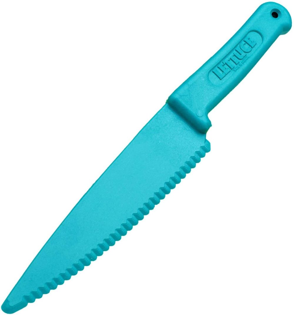 Cutlery & Knife Accessories |  Norpro 586 , Blue Lettuce Knife, 11.25In/28.5Cm Cutlery & Knife Accessories 1