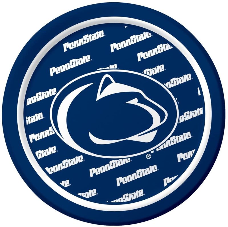 Dining & Entertaining |  8-Count Sturdy Style Paper Dessert Plates, Penn State Nittany Lions Bar Tools & Drinkware Bar Tools & Drinkware