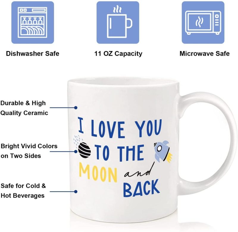 Dining & Entertaining |  Gifts For Mom Grandma Wife Her – 11 Oz Ceramic Coffee Mug – Gifts For Dad Grandpa Husband Boyfriend Girlfriend, Mothers Day Fathers Day Christmas Anniversary Birthday Gifts From Daughter Son Dining & Entertaining Dining & Entertaining