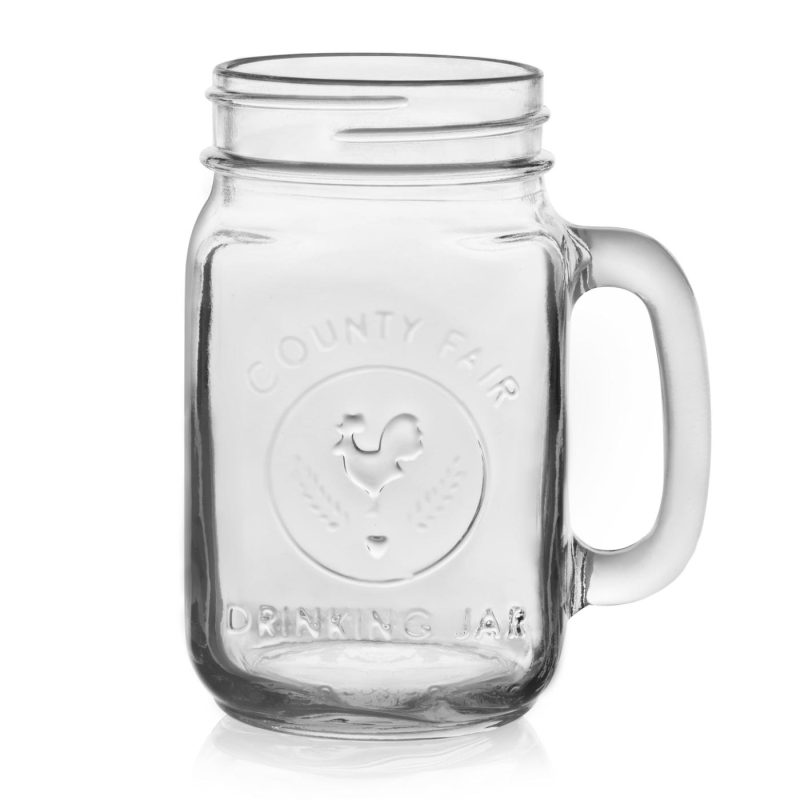 Dining & Entertaining |  Libbey County Fair Glass Drinking Jars, Set Of 12 Dining & Entertaining Dining & Entertaining