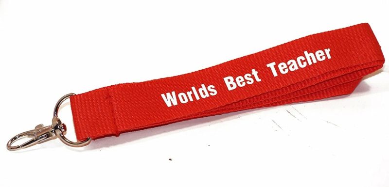 Dining & Entertaining |  World’s Best Teacher Coffee Cup | Teacher Lanyard | Teacher Key Chain | Teacher’s Stress Ball | Teacher Appreciation Gift Dining & Entertaining Beall's Bay