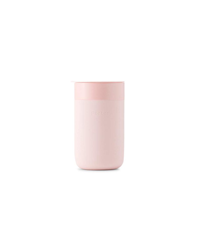 Dining & Entertaining |  W&P Porter Ceramic Mug W/ Protective Silicone Sleeve, Blush 16 Ounces | On-The-Go | Reusable Cup For Coffee Or Tea | Portable | Dishwasher Safe Bar Tools & Drinkware Bar Tools & Drinkware