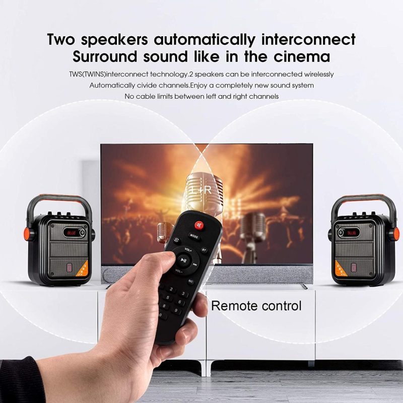 DJ, Electronic Music & Karaoke |  Jyx Karaoke Machine Portable Microphone Speaker Set Bluetooth 5.0 Rechargeable Pa System With Fm Radio, Audio Recording, Remote Control, Supports Tf Card/Usb DJ, Electronic Music & Karaoke DJ, Electronic Music & Karaoke