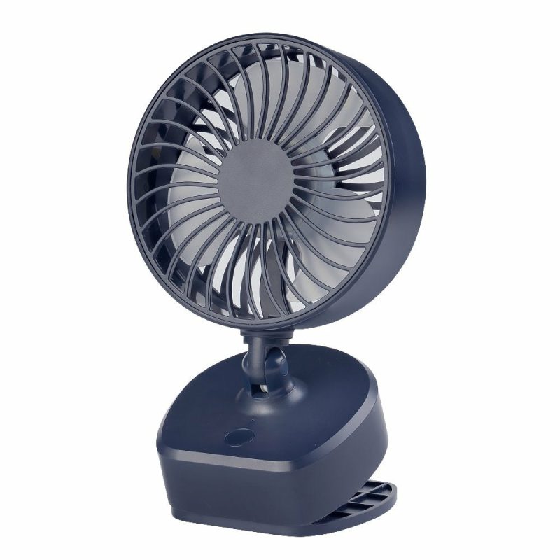 Education & Crafts |  4 Inch Clip On Fan Personal Cooling Fan Desk Fan Battery Operated Fan Mini Car Fan Sturdy Clamp 3 Speeds Quiet Adjustable Tilt For Bedroom Office Desktop Treadmill White Education & Crafts Blue