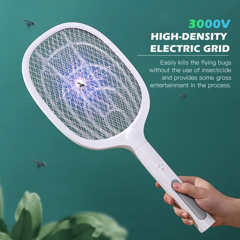 Education & Crafts |  Aicase Bug Zapper, 3000 Volt Indoor & Outdoor Electric Fly Swatter, Usb Rechargeable Mosquito Killer Racket For Home Bedroom, Kitchen,Office, Backyard, Patio,Safe To Touch With 3-Layer Safety Mesh Education & Crafts AICase