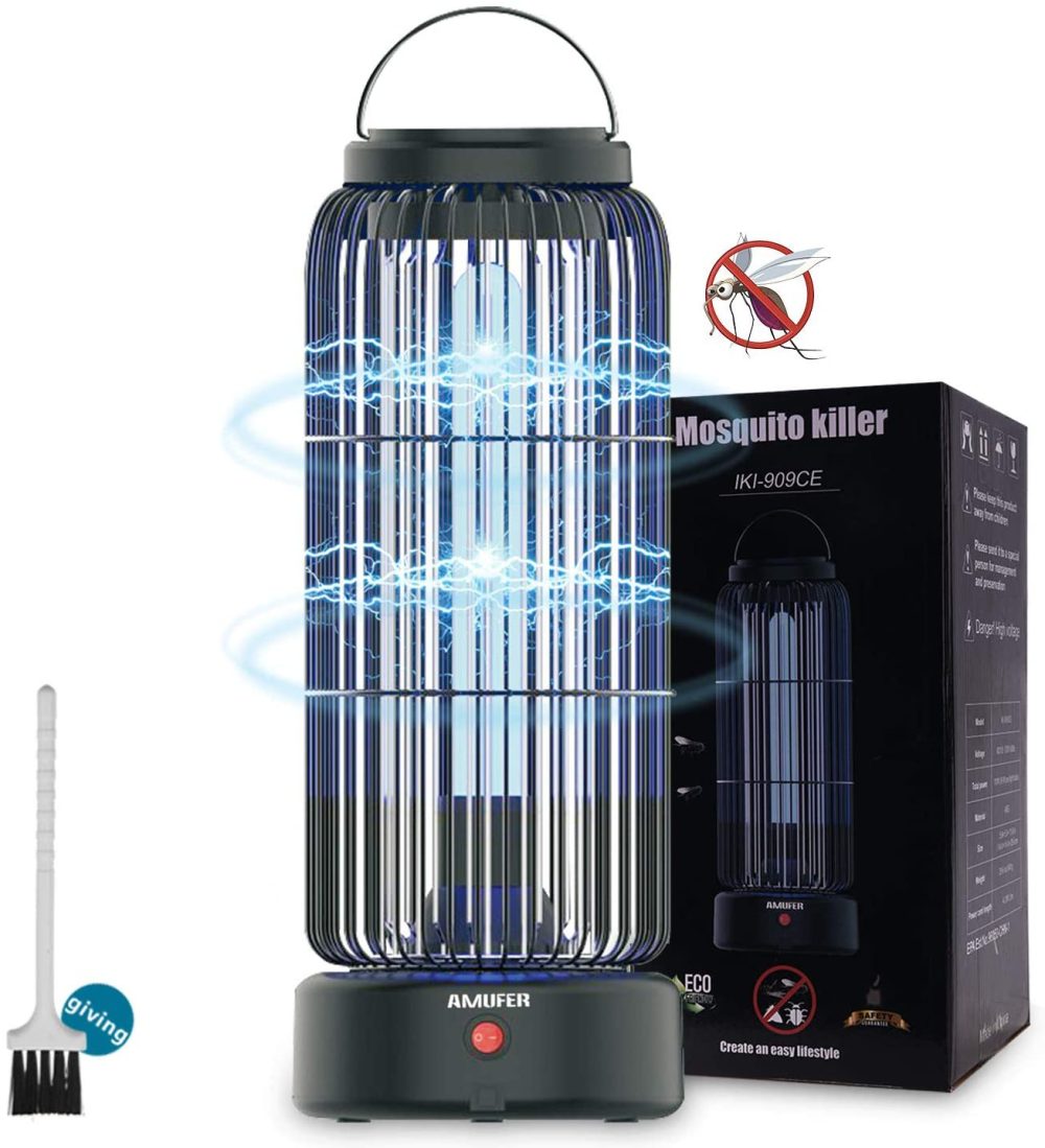 Education & Crafts |  Amufer Electric Bug Zapper High Powered Mosquito Killer With 11W Fly Insect Trap Lamp Bulb, Portable Hanging Pest Control 430Sq.Ft Coverage For Indoor, Home,Kitchen, Bedroom,Office Education & Crafts AMUFER