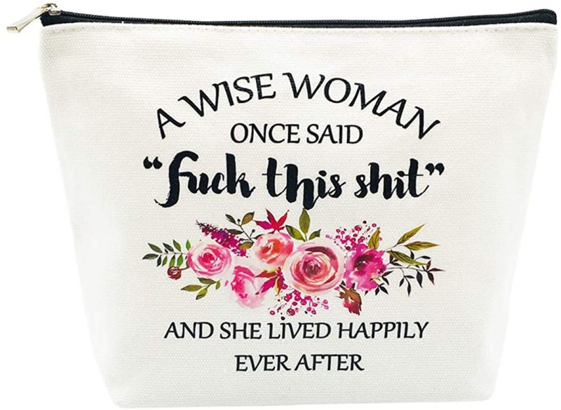 Education & Crafts |  Birthday Gifts For Retirement Gifts Best Friend Mothers Day Gifts A Wise Once Said Makeup Bag For Coworker Nurse Teacher Wife Sister Education & Crafts Charmoly