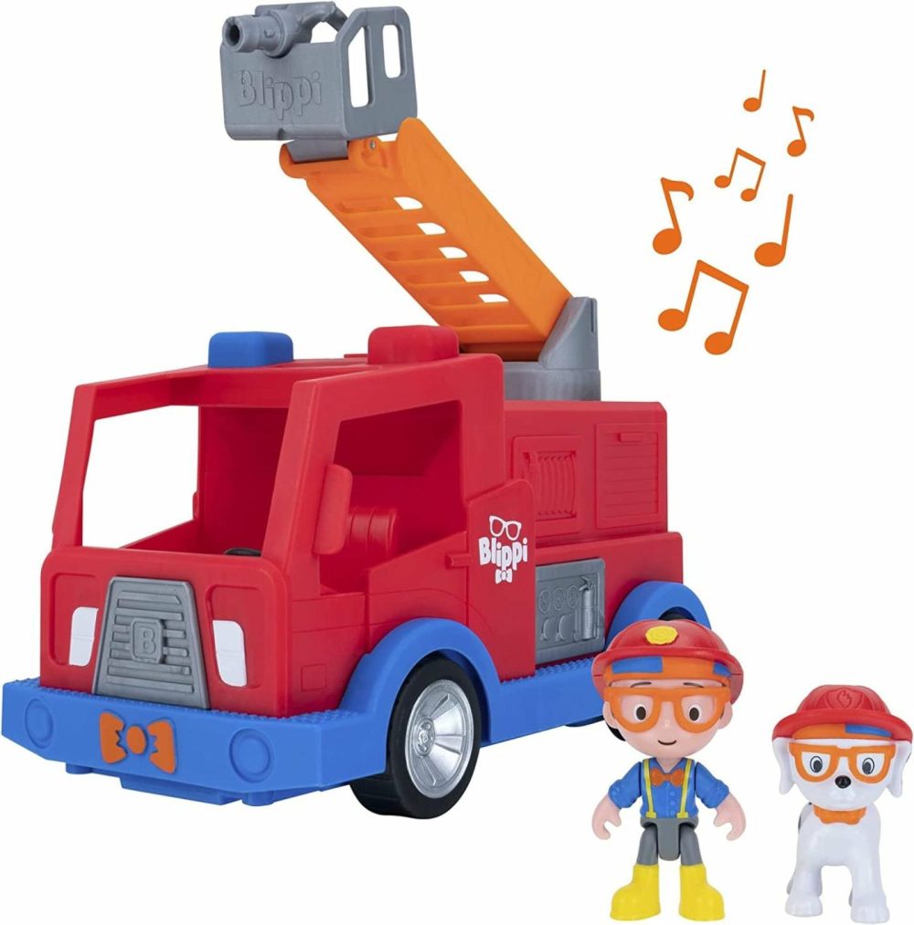 Education & Crafts |  Blippi Fire Truck – Fun Freewheeling Vehicles With Freewheeling Features Including 3 Firefighter And Fire Dog, Sounds And Phrases – Educational Vehicles For Toddlers And Young Kids Education & Crafts Blippi