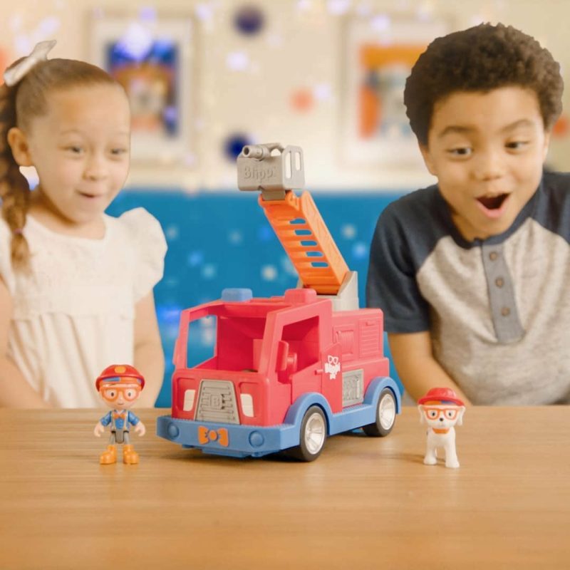 Education & Crafts |  Blippi Fire Truck – Fun Freewheeling Vehicles With Freewheeling Features Including 3 Firefighter And Fire Dog, Sounds And Phrases – Educational Vehicles For Toddlers And Young Kids Education & Crafts Blippi