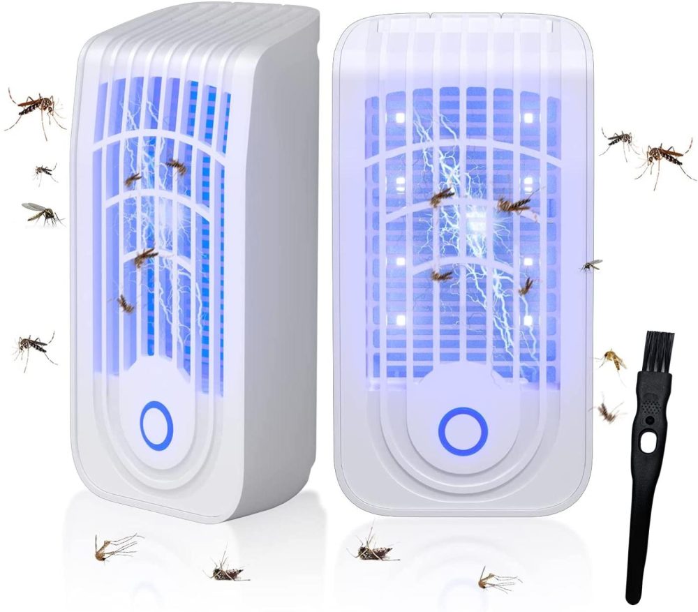 Education & Crafts |  Boyon Bug Zapper, 2 Packs Indoor Plug-In Mosquitos Insects, Electronic Mosquito Killer Indoor Fruit Fly Traps With Led Light For Home， Kitchen， Bedroom, Office (White) Education & Crafts BOYON