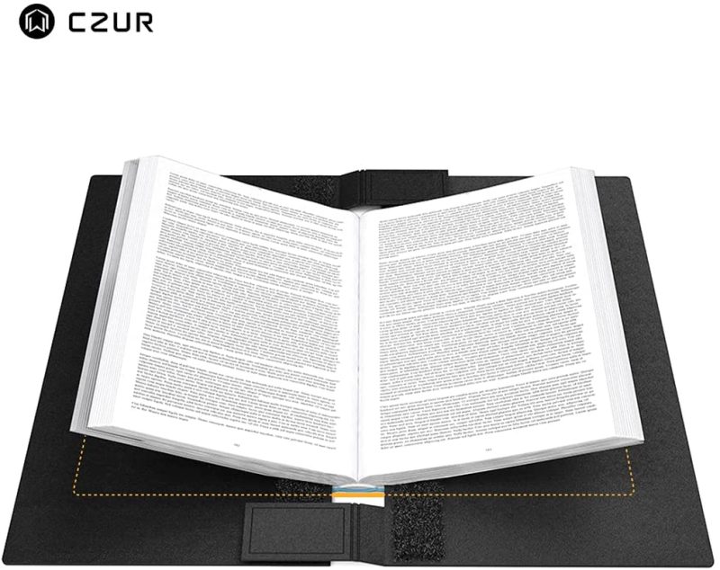 Education & Crafts |  Czur Assistive Cover 13.14-Inch With Adjustable Hook&Loop Splash Resistant,Pvc Material Cover For Czur Book Scanner, Office&Home-Black Education & Crafts Assistive Cover