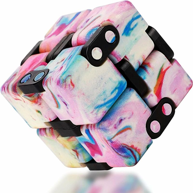 Education & Crafts |  Fidgets Toys Fidget Cubes 2Pcs Infinity Cubes For Kids & Teen & Adult, Cool Stuff Adult Toys Mini Gadget Best For Stress Or Anxiety Relief And Kill Time, Sensory Toys Unique Teacher Appreciation Gifts Education & Crafts 2PCS Colour Galaxy