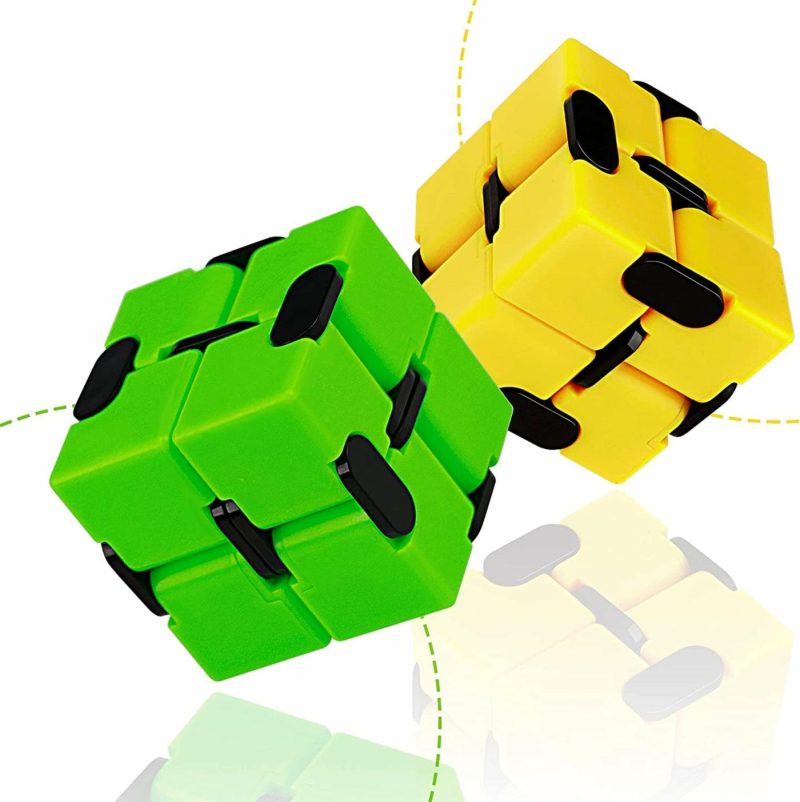 Education & Crafts |  Fidgets Toys Fidget Cubes 2Pcs Infinity Cubes For Kids & Teen & Adult, Cool Stuff Adult Toys Mini Gadget Best For Stress Or Anxiety Relief And Kill Time, Sensory Toys Unique Teacher Appreciation Gifts Education & Crafts 2PCS Colour Galaxy