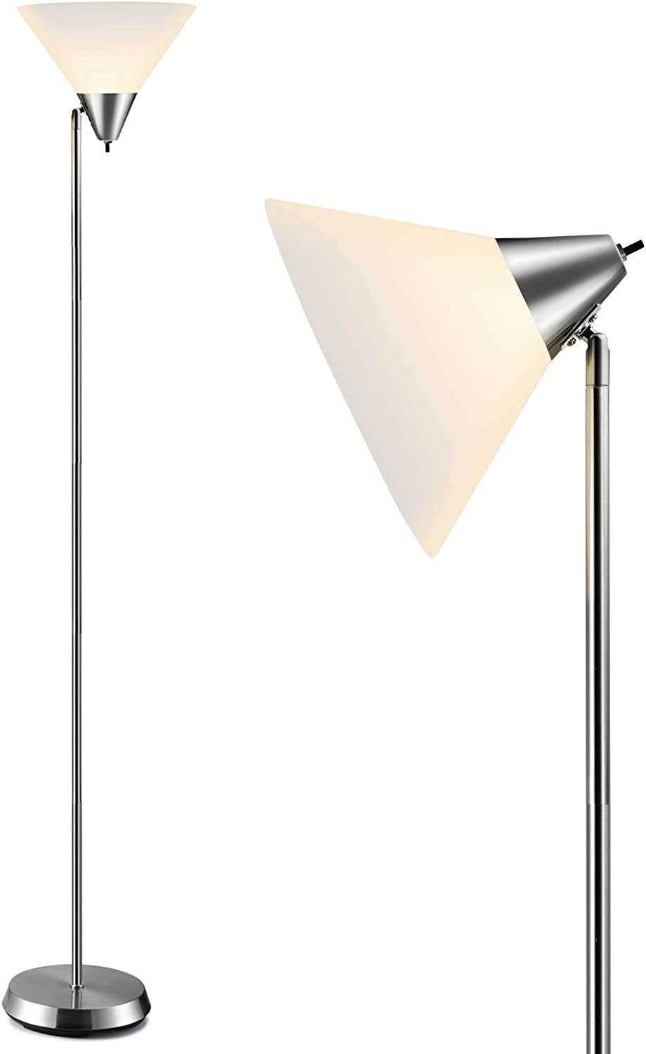 Education & Crafts |  Floor Lamp Standing Lamp Adjustable Head Arcylic Shade Floor Lamps For Living Room/Office/Bedroom Education & Crafts black