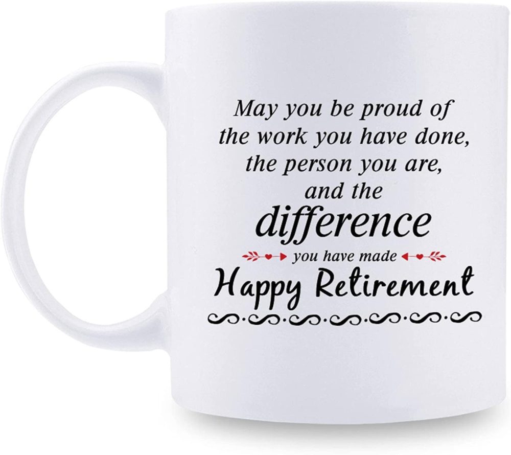 Education & Crafts |  Happy Retirement Gifts For Men – Unique Retired Gifts Ideal, Going Away Gift For Coworker, 11 Oz Retirement Mug For Coworkers Office & Family Dining & Entertaining Dining & Entertaining