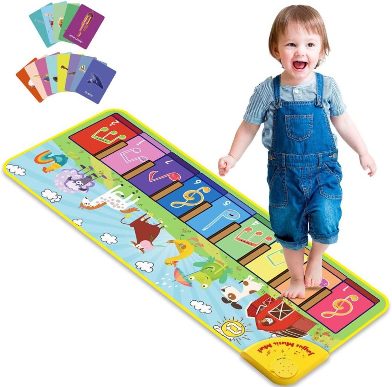 Education & Crafts |  Joyjoz Baby Musical Mats With 25 Music Sounds, Musical Toys Child Floor Piano Keyboard Mat Carpet Animal Blanket Touch Playmat Early Education Toys For Baby Girls Boys Toddlers (1 To 5 Years Old) Education & Crafts Education & Crafts