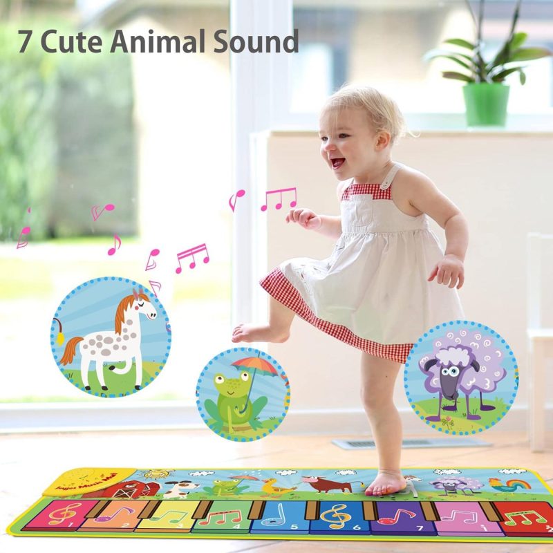 Education & Crafts |  Joyjoz Baby Musical Mats With 25 Music Sounds, Musical Toys Child Floor Piano Keyboard Mat Carpet Animal Blanket Touch Playmat Early Education Toys For Baby Girls Boys Toddlers (1 To 5 Years Old) Education & Crafts Education & Crafts