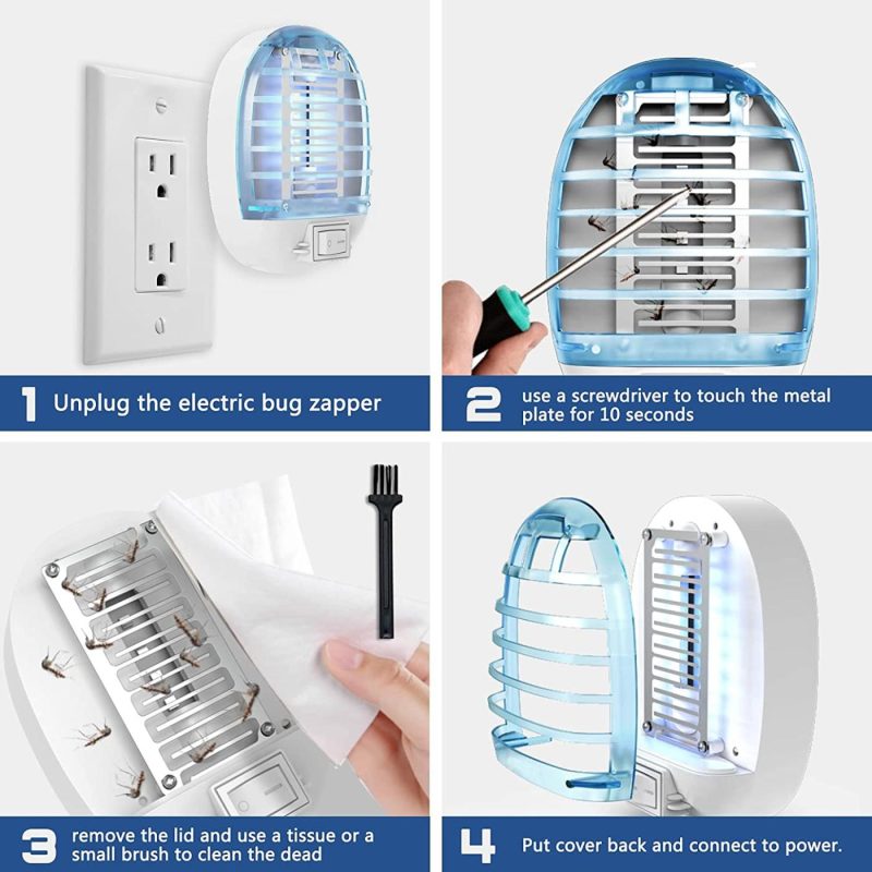 Education & Crafts |  Kaocomo Bug Zappers Indoor Plug In, Electric Fly Zapper Mosquito Killer,Fly Trap With Blue Light For Kitchen,Room,Bedroom Home,Baby,Office 2 Packs Education & Crafts Education & Crafts