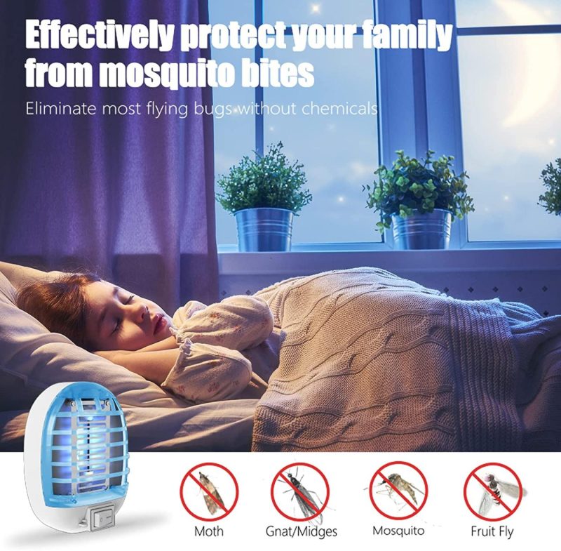 Education & Crafts |  Kaocomo Bug Zappers Indoor Plug In, Electric Fly Zapper Mosquito Killer,Fly Trap With Blue Light For Kitchen,Room,Bedroom Home,Baby,Office 2 Packs Education & Crafts Education & Crafts