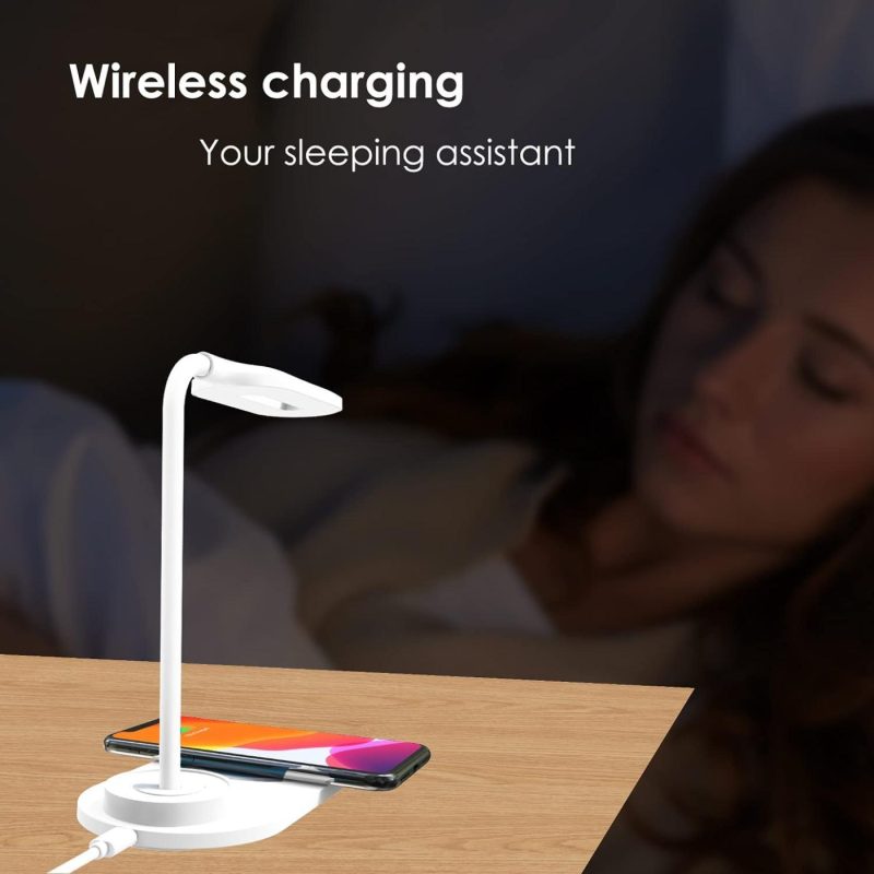 Education & Crafts |  Led Desk Lamp With Wireless Charger, 3 Lighting Modes Table Light With Touch Control For Home Bedroom/Study/Office Education & Crafts Education & Crafts