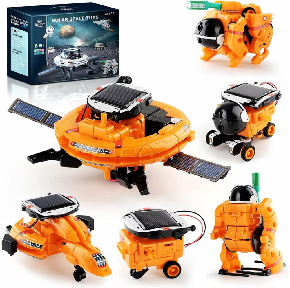 Education & Crafts |  Lehoo Castle Solar Space Robot Toys, Stem Science Experiment Building Kit, 6-In-1 Diy Learning Educational Gifts For Kids & Teens, Boys & Girls 10 11 12 13 14 Education & Crafts Education & Crafts