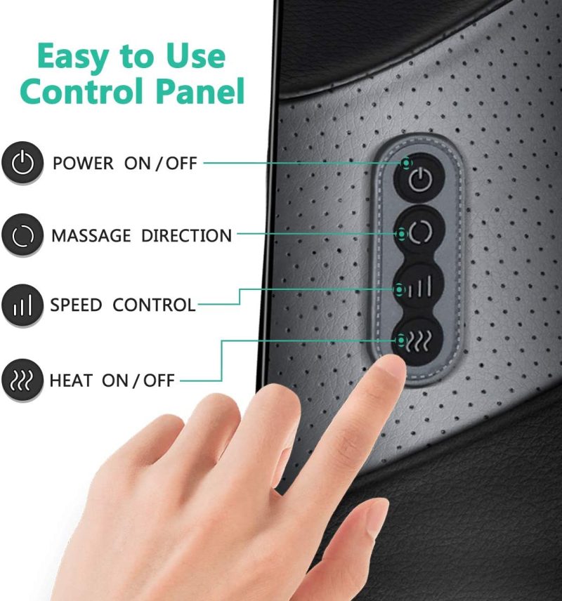 Education & Crafts |  Medcursor Neck And Shoulder Massager With Heat, 3D Shiatsu Deep Tissue Kneading Massage Pillow For Back, Leg, Body Muscle Soreness Relief, Home, Office, And Car Use Education & Crafts Education & Crafts