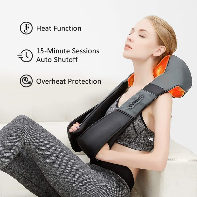 Education & Crafts |  Medcursor Neck And Shoulder Massager With Heat, 3D Shiatsu Deep Tissue Kneading Massage Pillow For Back, Leg, Body Muscle Soreness Relief, Home, Office, And Car Use Education & Crafts Education & Crafts