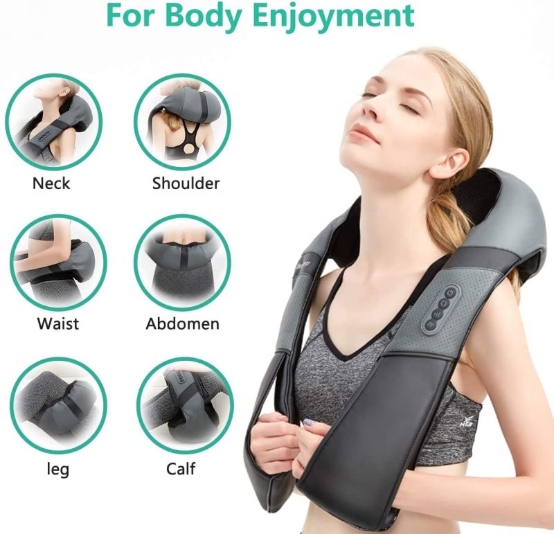 Education & Crafts |  Medcursor Neck And Shoulder Massager With Heat, 3D Shiatsu Deep Tissue Kneading Massage Pillow For Back, Leg, Body Muscle Soreness Relief, Home, Office, And Car Use Education & Crafts Education & Crafts