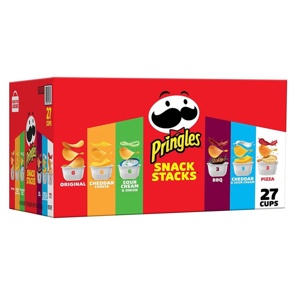 Education & Crafts |  Pringles Potato Crisps Chips, Lunch Snacks, Office And Kids Snacks, Snack Stacks, Variety Pack, 19.5Oz Box (27 Cups) Education & Crafts Education & Crafts