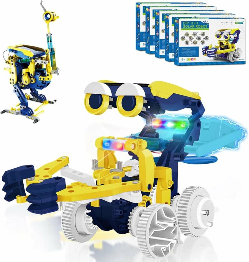 Education & Crafts |  Projects For Kids Ages 8-12, Solor Robot Kits With Unique Led Light Educational Building Toys, Science Experiment Kit Gift For Boys 8 9 10 11 12 Years Old Education & Crafts 2 Pcs