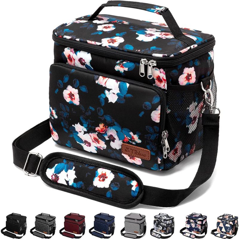 Education & Crafts |  Reusable Lunch Box For Office Work School Picnic Beach – Leakproof Cooler Tote Bag Freezable Lunch Bag With Adjustable Shoulder Strap Education & Crafts Autumn