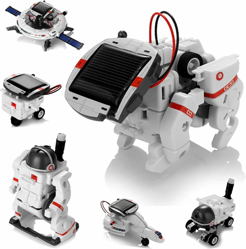 Education & Crafts |  Solar Robot Toys 6 In 1 Learning Kits Educational Space Moon Exploration Fleet Building Experiment Toys Diy Solar Power Science Education & Crafts Batlofty