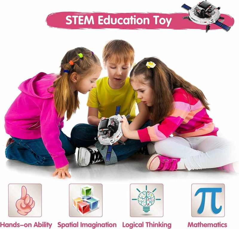 Education & Crafts |  Solar Robot Toys 6 In 1 Learning Kits Educational Space Moon Exploration Fleet Building Experiment Toys Diy Solar Power Science Education & Crafts Batlofty