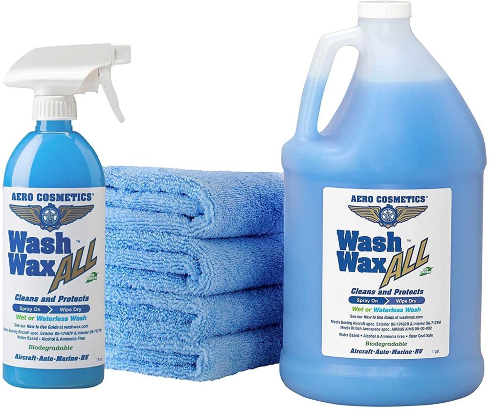 Education & Crafts |  Wet Or Waterless Car Wash Wax Kit 144 Oz. Aircraft Quality For Your Car, Rv, Boat, Motorcycle. Guaranteed The Best Wash Wax. Anywhere, Anytime, Home, Office, School, Garage, Parking Lots. Education & Crafts Aero Cosmetics