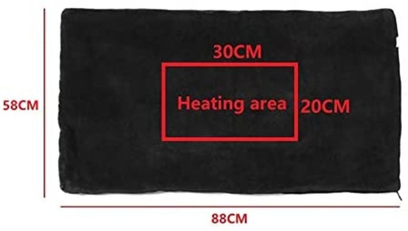 Education & Crafts |  Sole-Go Usb Electric Heating Shawl Electric Flannel Blankets Heated Throws 5V/2A – 3 Heating Settings For Car Office Home 34" X 23" (Coffee) Bedding Bedding