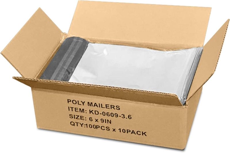 Envelopes, Mailers & Shipping Supplies |  6 X 9 Inch White Poly Mailer Envelopes Shipping Bags Self Sealing, Tear&Water-Resistant Postal Bags (6“ X 9" Inch, 1000 Pcs) Home Office Products Danuo