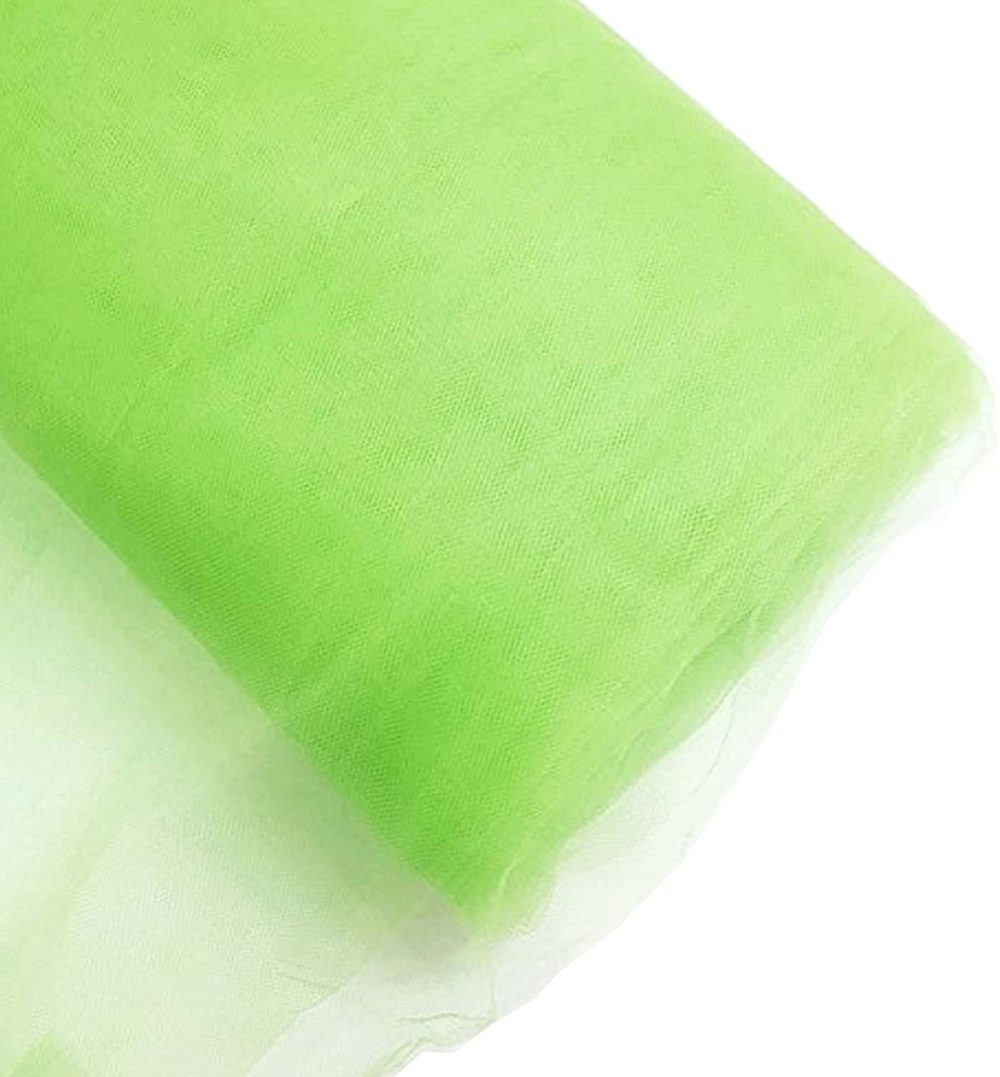 Fabric |  Craft And Party, 54" By 40 Yards (120 Ft) Fabric Tulle Bolt For Wedding And Decoration Arts, Crafts & Sewing Apple Green