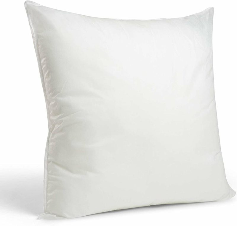 Fabric |  Foamily Premium Hypoallergenic Stuffer Pillow Insert Sham Square Form Polyester, 12" L X 12" W, Standard/White Arts, Crafts & Sewing Bedding