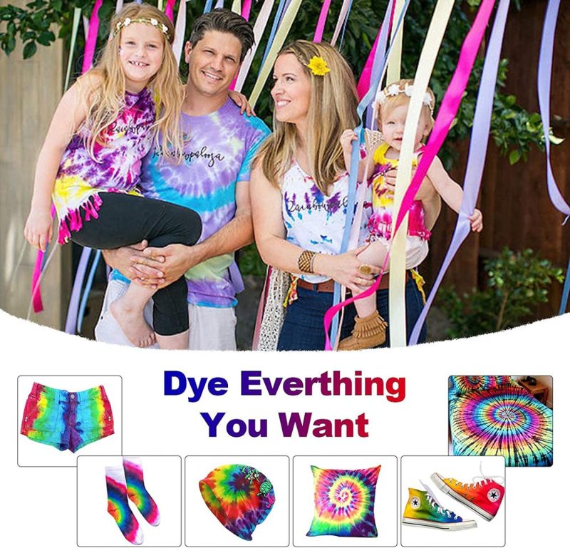 Fabric Painting & Dyeing |  Large Tie Dye Kit For Kids And Adults – 239 Pack Permanent Tie Dye Kits For Clothing Craft Fabric Textile Party Group Handmade Project Arts, Crafts & Sewing Fabric Painting & Dyeing