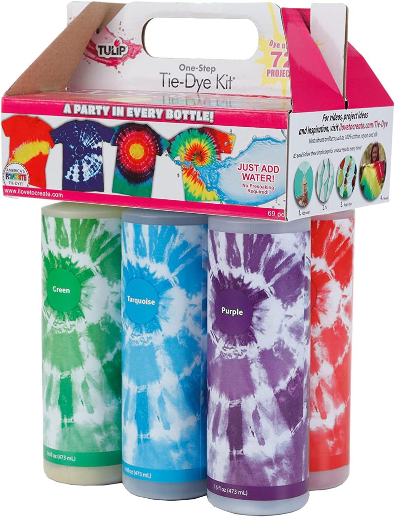 Fabric Painting & Dyeing |  Tulip One-Step Tie-Dye Kit  All-In-1 Kit For Group Activity Tie-Dye Arts, Crafts & Sewing Fabric Painting & Dyeing