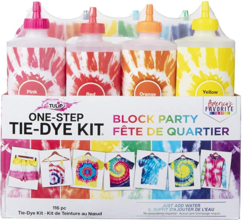 Fabric Painting & Dyeing |  Tulip One-Step Tie-Dye Kit  All-In-1 Kit For Group Activity Tie-Dye Arts, Crafts & Sewing Fabric Painting & Dyeing