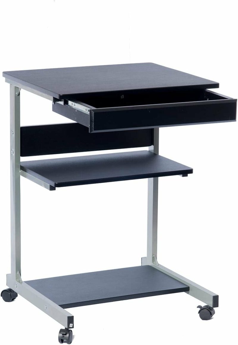 Furniture |  Modus Metal Computer Student Laptop Desk In Graphite Furniture Furniture