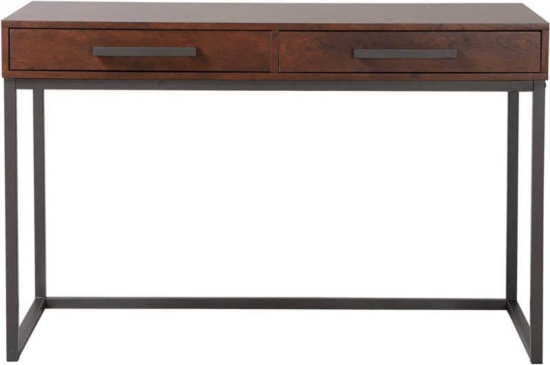 Furniture |  Signature Design By Ashley Horatio Urban Industrial 48" Home Office Desk With 2 Drawers, Brown Education & Crafts Education & Crafts