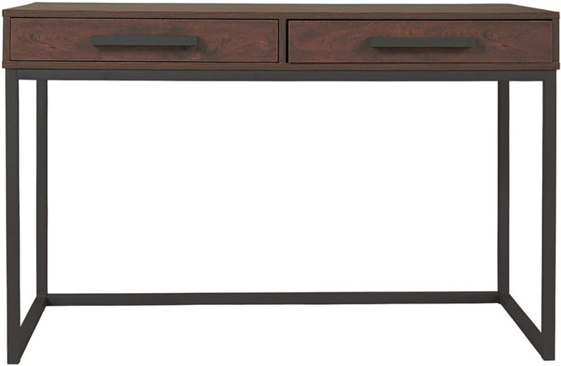 Furniture |  Signature Design By Ashley Horatio Urban Industrial 48" Home Office Desk With 2 Drawers, Brown Education & Crafts Education & Crafts