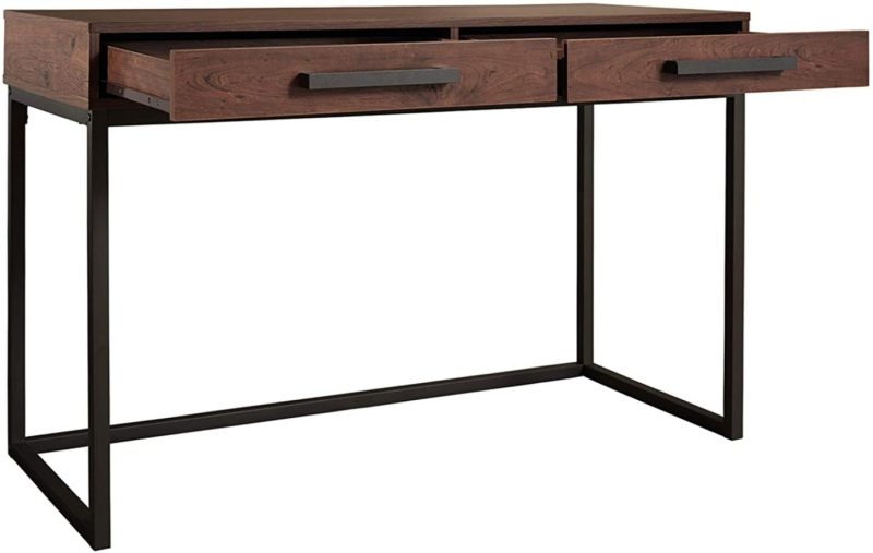 Furniture |  Signature Design By Ashley Horatio Urban Industrial 48" Home Office Desk With 2 Drawers, Brown Education & Crafts Education & Crafts