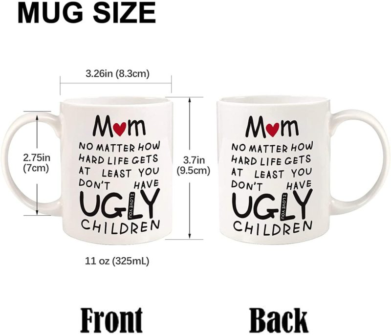 Glassware & Drinkware |  Mothers Day Gifts For Mom From Daughter Son,11Oz Funny Coffee Mug Gifts For Mom Grandma Mother In Law Aunt,Unique Mothers Day Present Idea For Her,Mom Gifts For Birthday Christmas Valentines Day Bar Tools & Drinkware Bar Tools & Drinkware