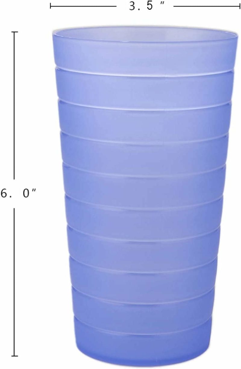 Glassware & Drinkware |  Set Of 12 | Break Resistant 22 Oz Plastic Cups Bar Tools & Drinkware AOYITE